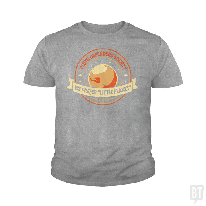 Pluto Defenders Society Kids Shirt