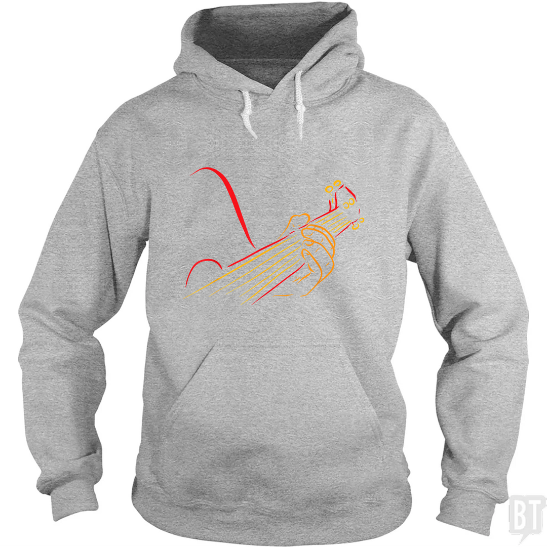 Playing Guitar Music Life Hoodie