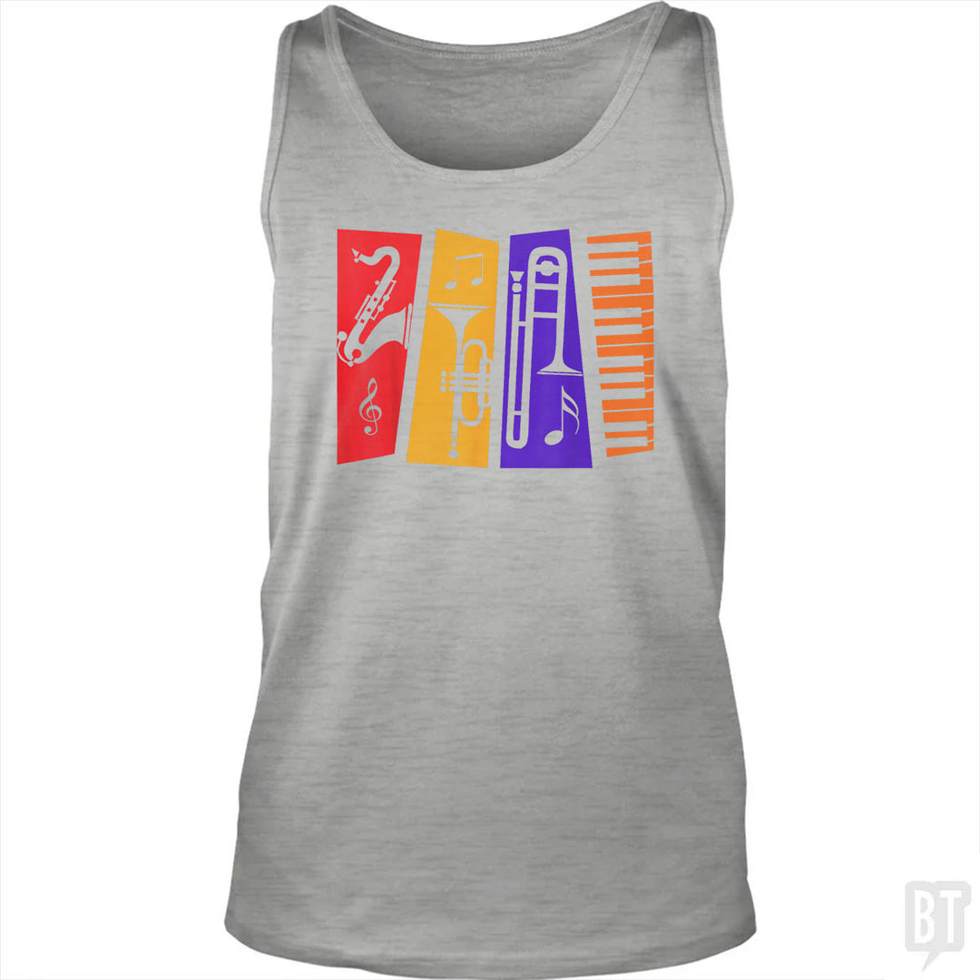 Jazz Music Tank Top