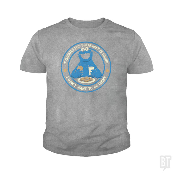 Breakfast Cookies Kids Shirt
