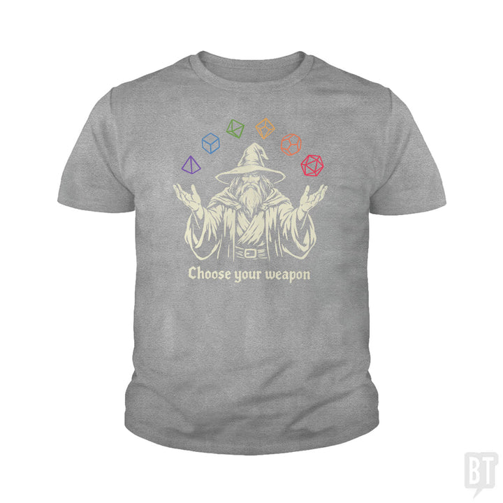 Wizard Weapon Kids Shirt