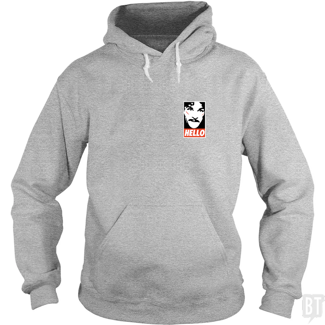 Hello Left Chest Hoodie