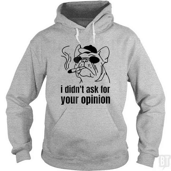 Didn't Ask For Your Opinion Hoodie