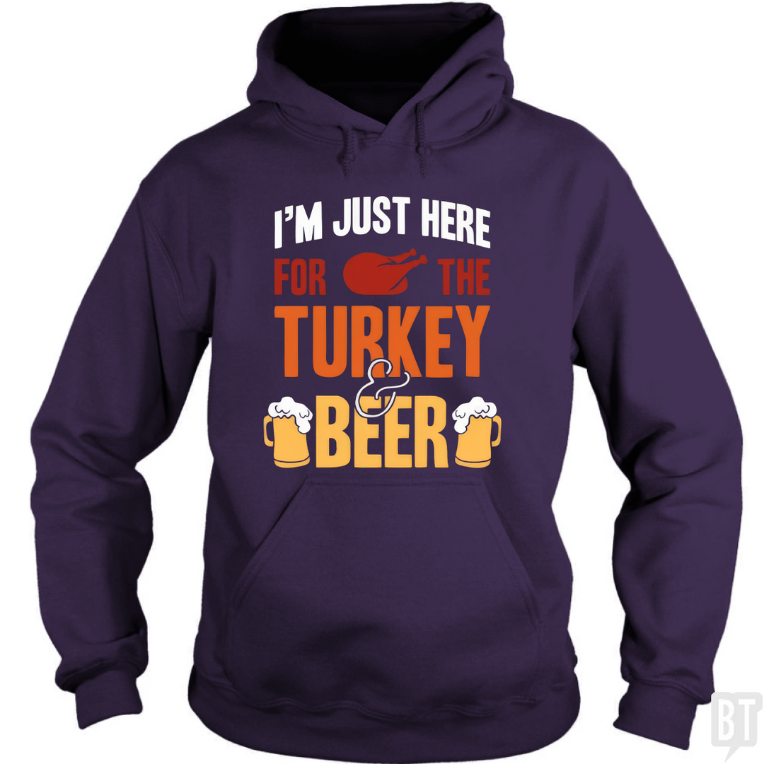 Turkey And Beer Hoodie