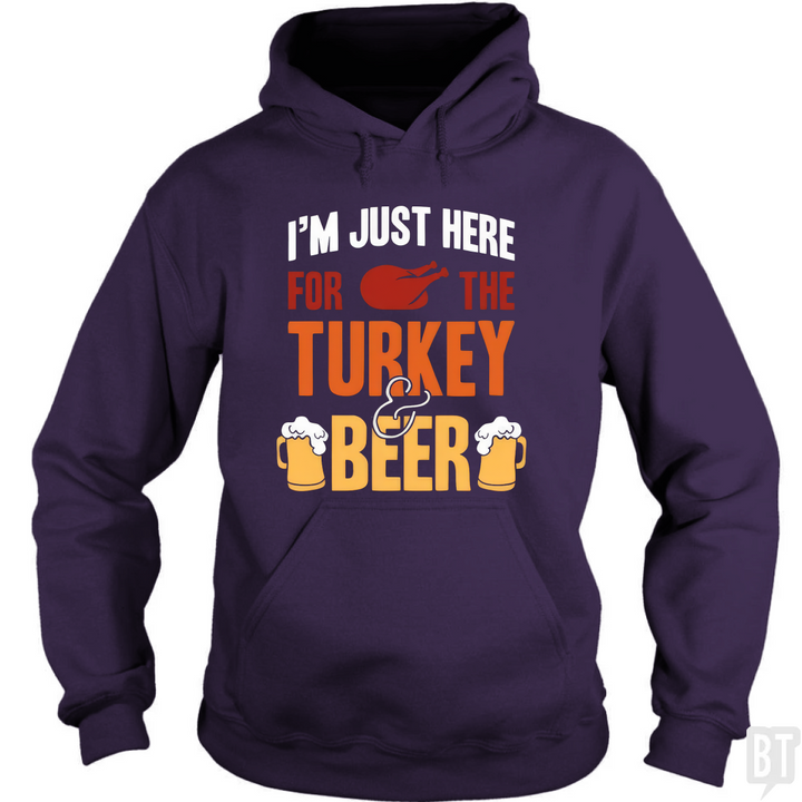 Turkey And Beer Hoodie