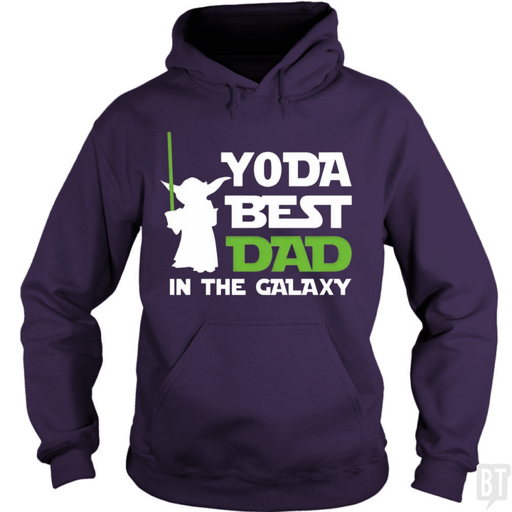 Yoda Best Dad In The Galaxy Hoodie