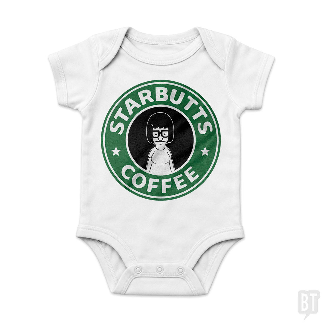 Starbutts Coffee Baby One-Piece