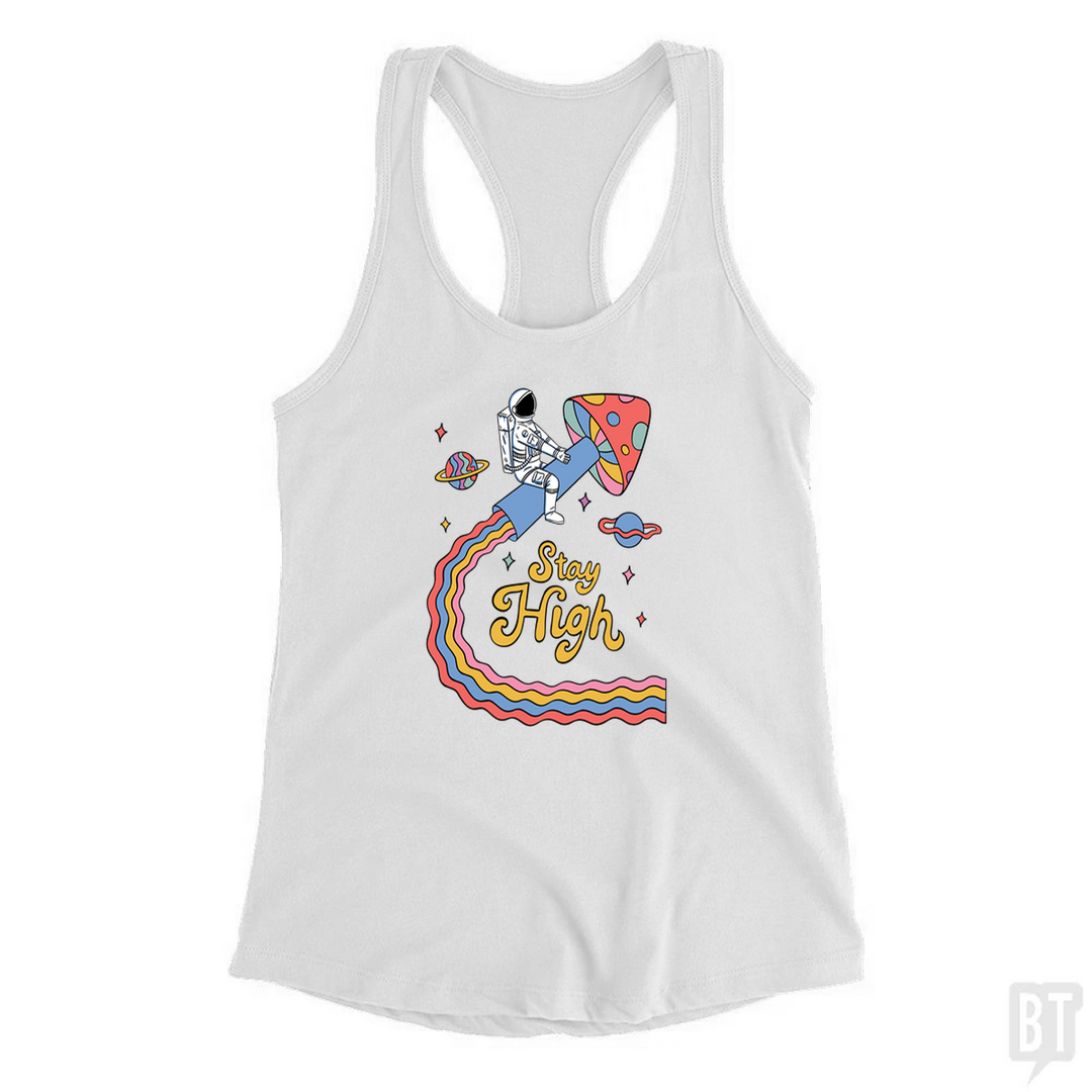 Stay High Astronaut Tank Top