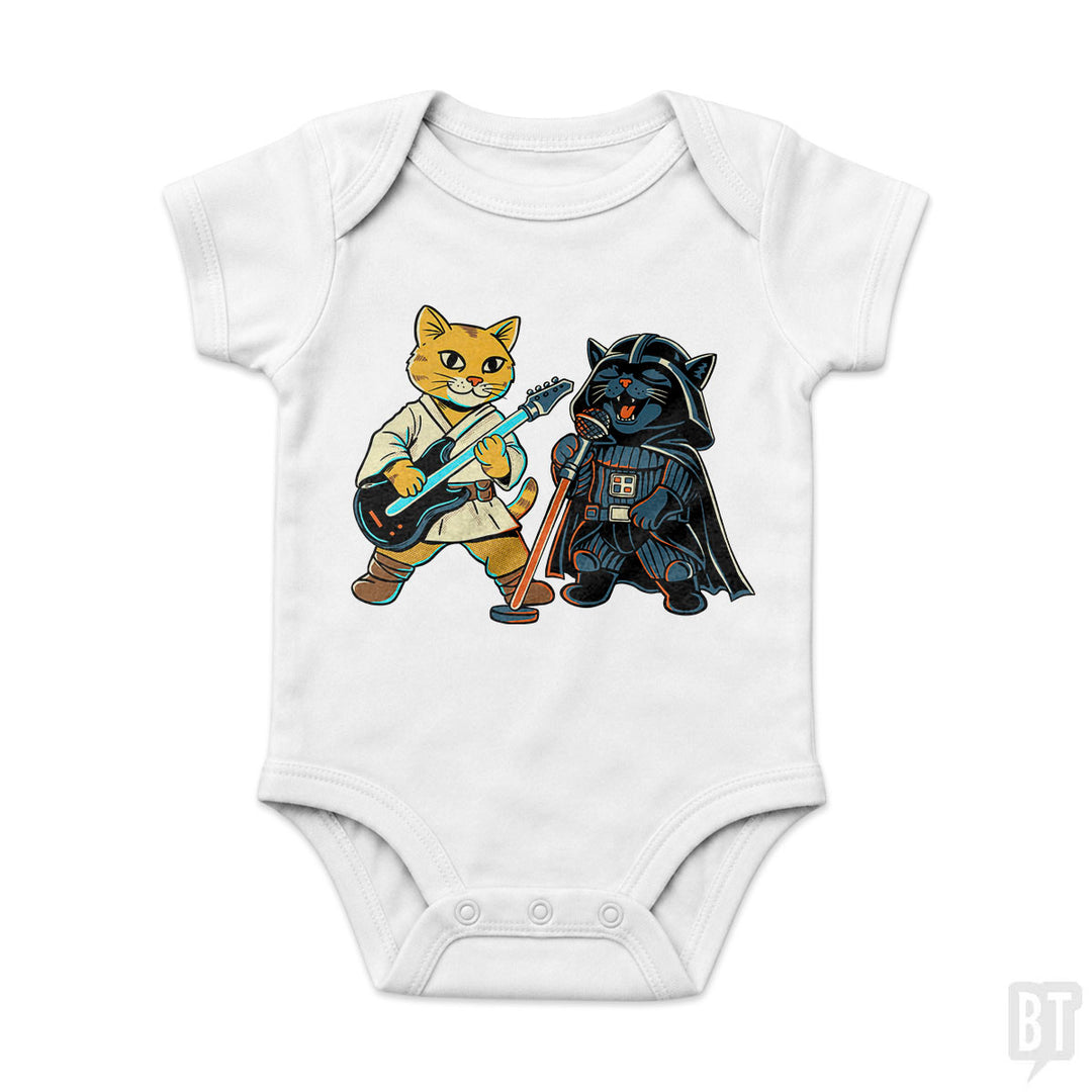 Star Meow Baby One-Piece