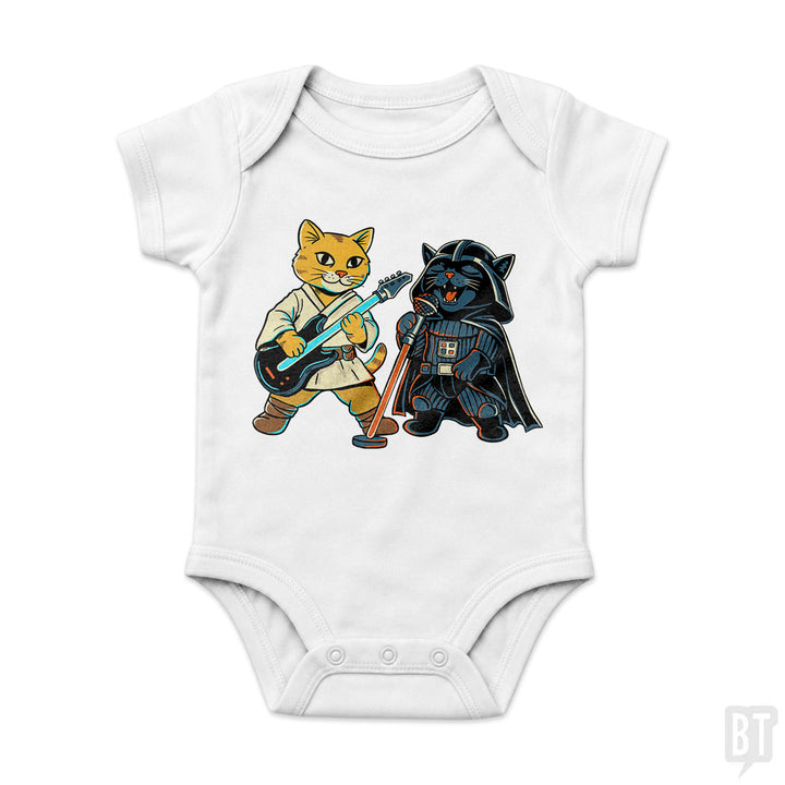 Star Meow Baby One-Piece