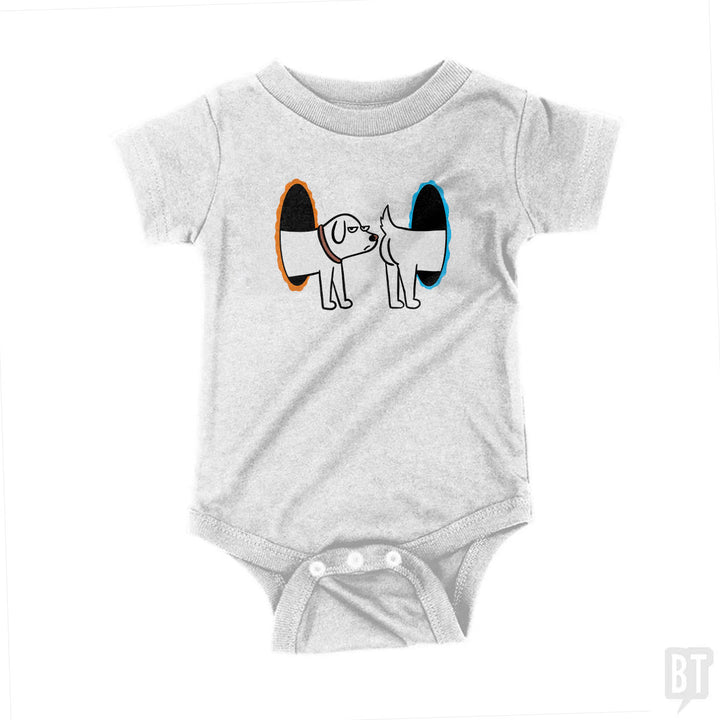 Dog Portal Baby One-Piece