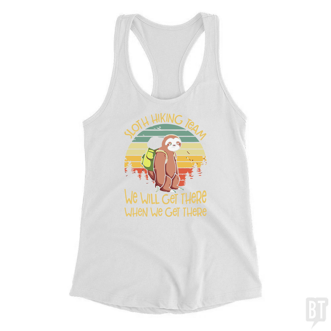 Funny Sloth Hiking Team #2 Tank Top