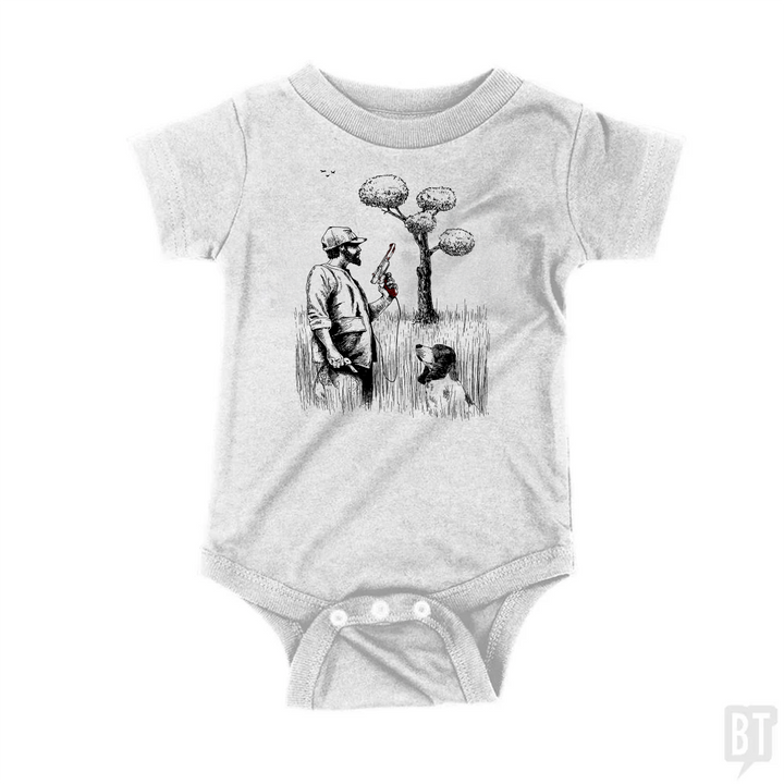 Dog Man Baby One-Piece