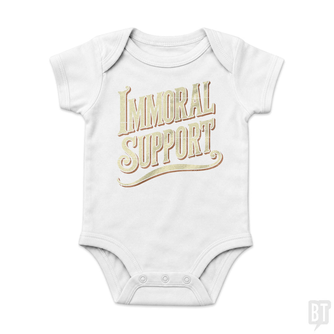 Immoral Support Baby One-Piece