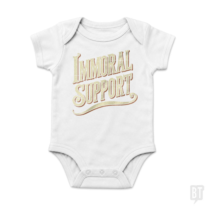 Immoral Support Baby One-Piece