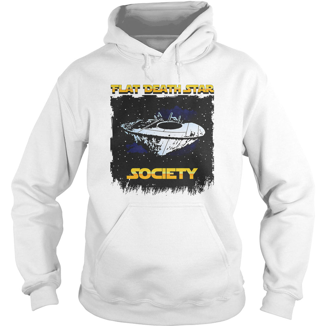 Flat Death Star Society Hoodie