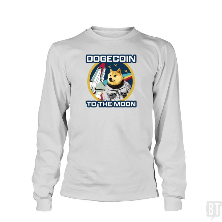 Dogecoin to the Moon Long Sleeve