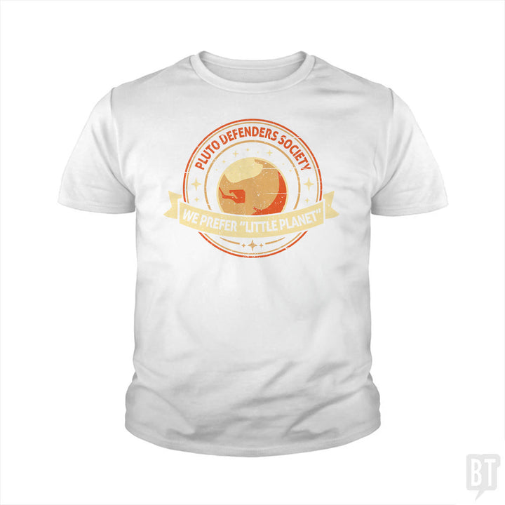 Pluto Defenders Society Kids Shirt