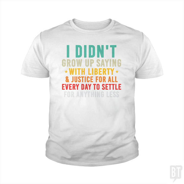 Justice For All Kids Shirt