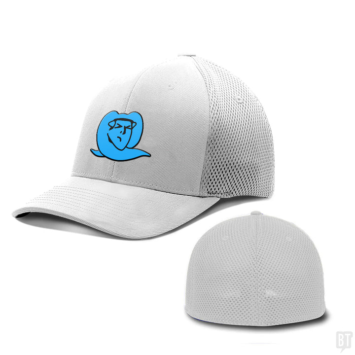 Custom Blue Logo Flexfit Hats