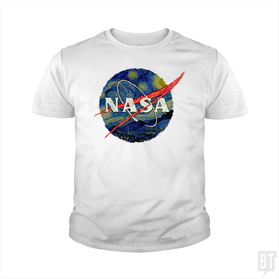 NASA Starry Night Kids Shirt