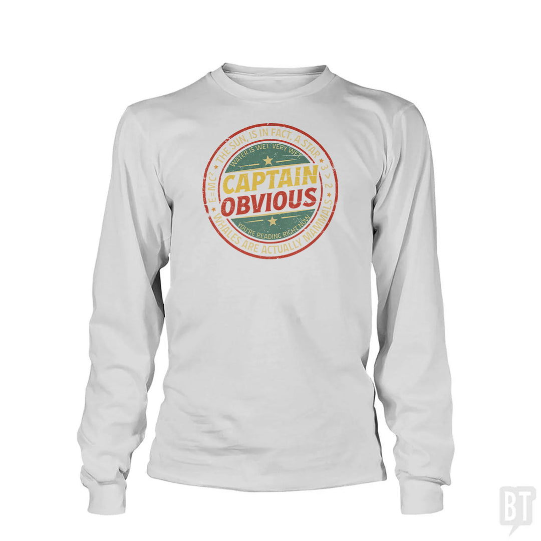 Captain Obvious Long Sleeve