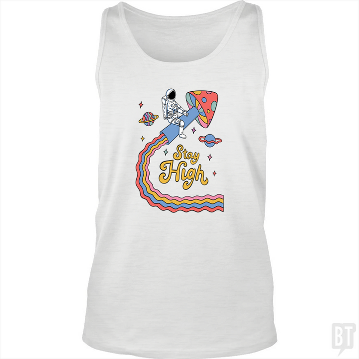 Stay High Astronaut Tank Top