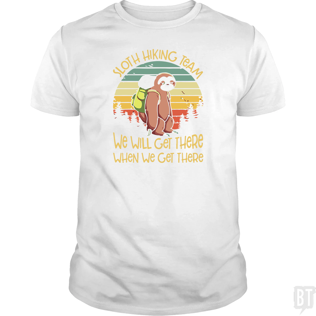 Funny Sloth Hiking Team #2