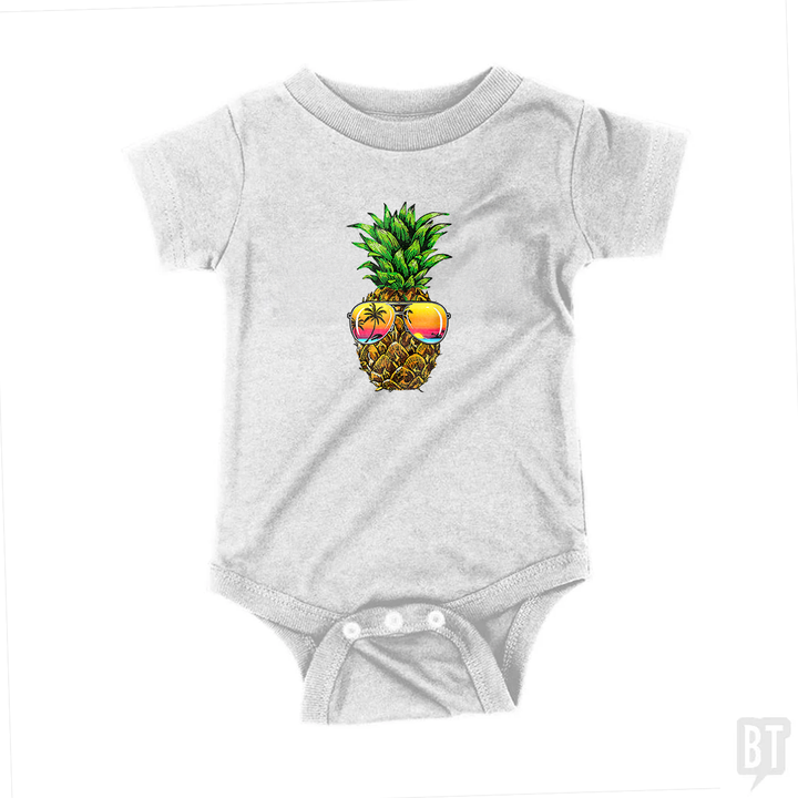 Sunglasses Pineapple Baby One-Piece