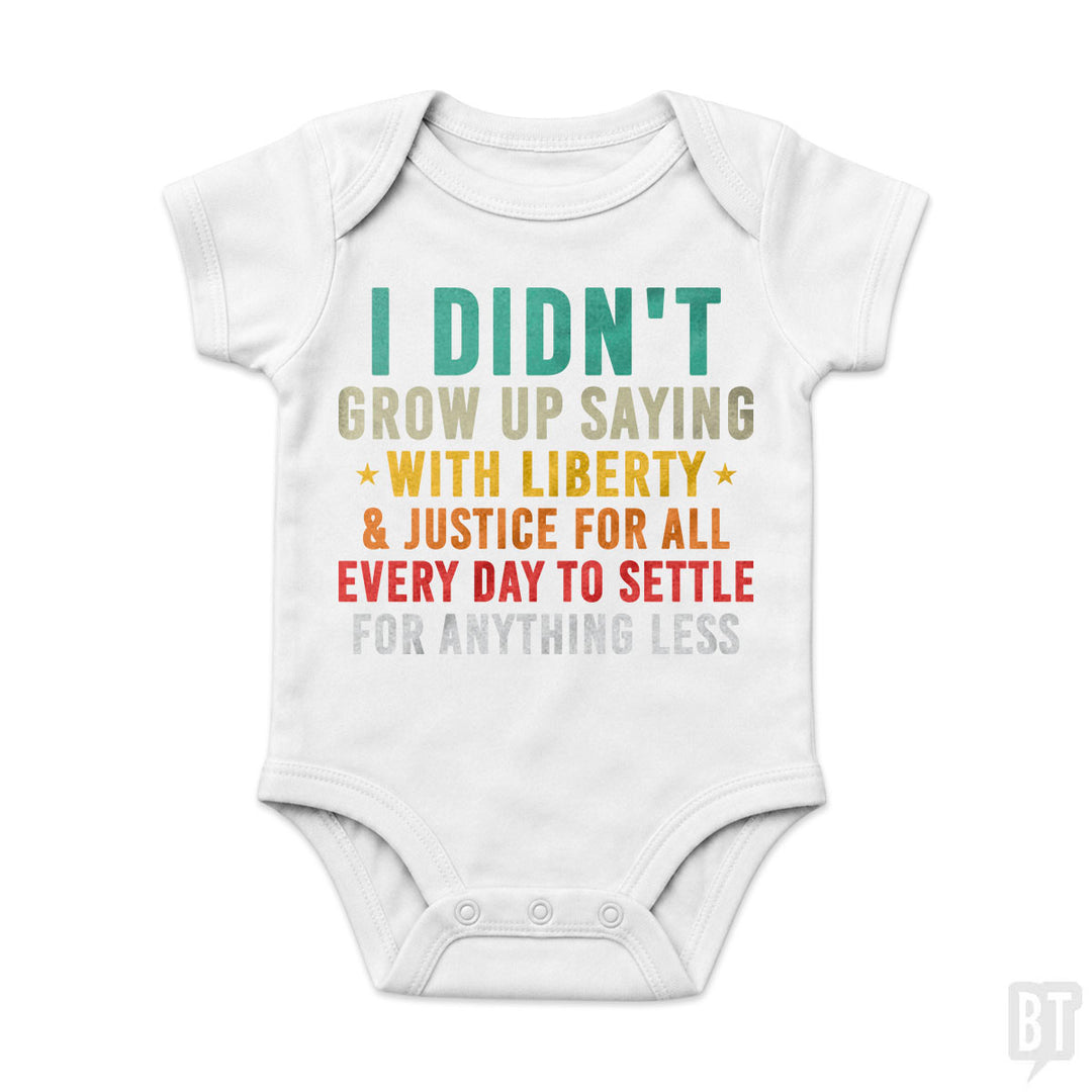Justice For All Baby One-Piece
