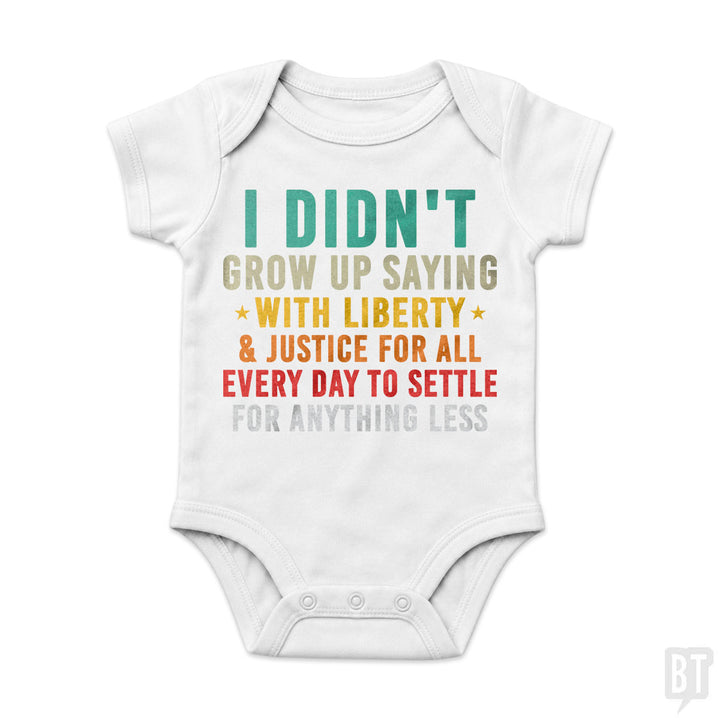 Justice For All Baby One-Piece