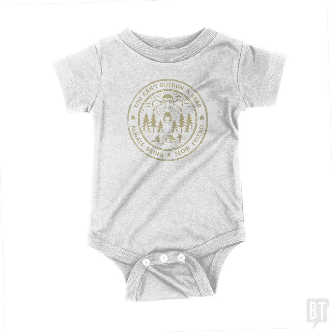 You Can't Outrun A Bear Baby One-Piece