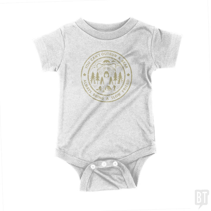 You Can't Outrun A Bear Baby One-Piece