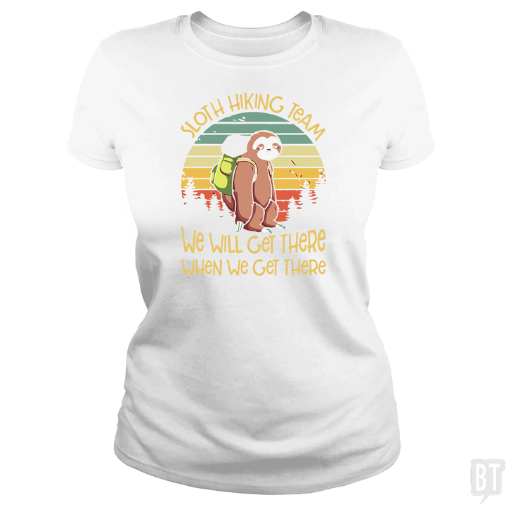 Funny Sloth Hiking Team #2