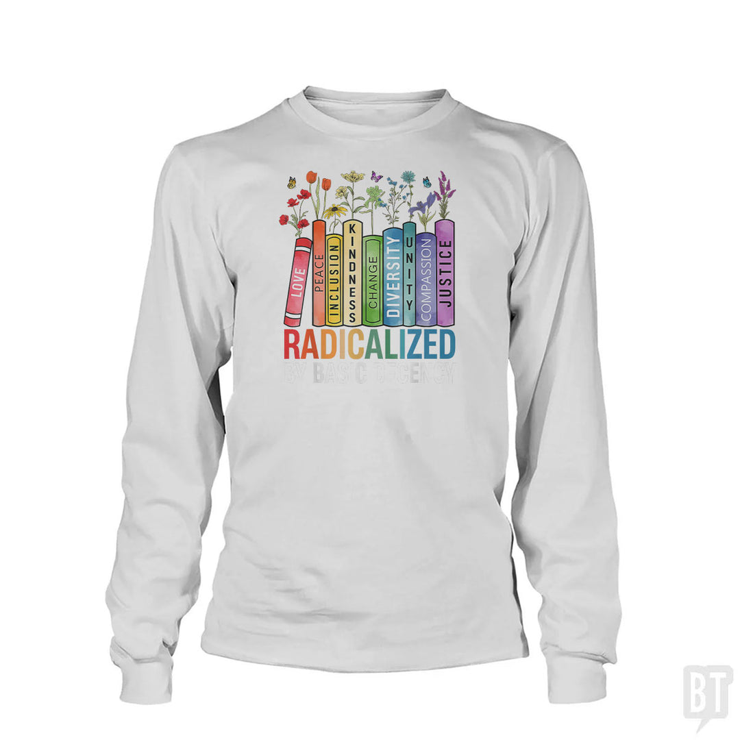Book Flower Long Sleeve