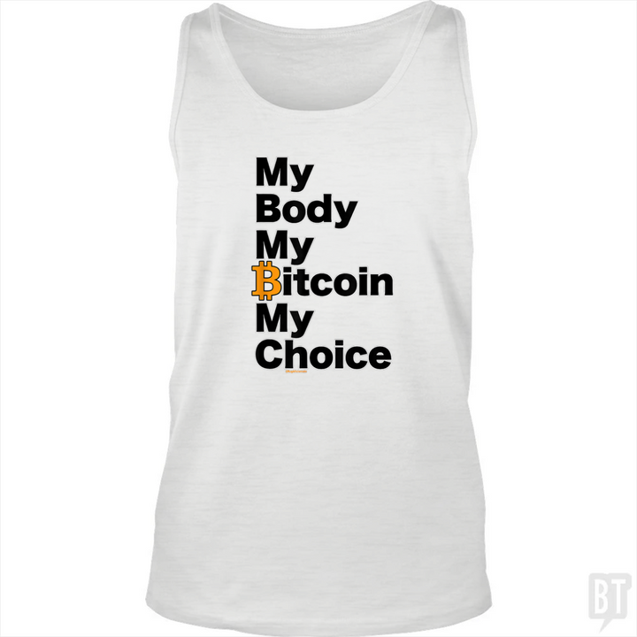 My Body My Bitcoin Tank Top