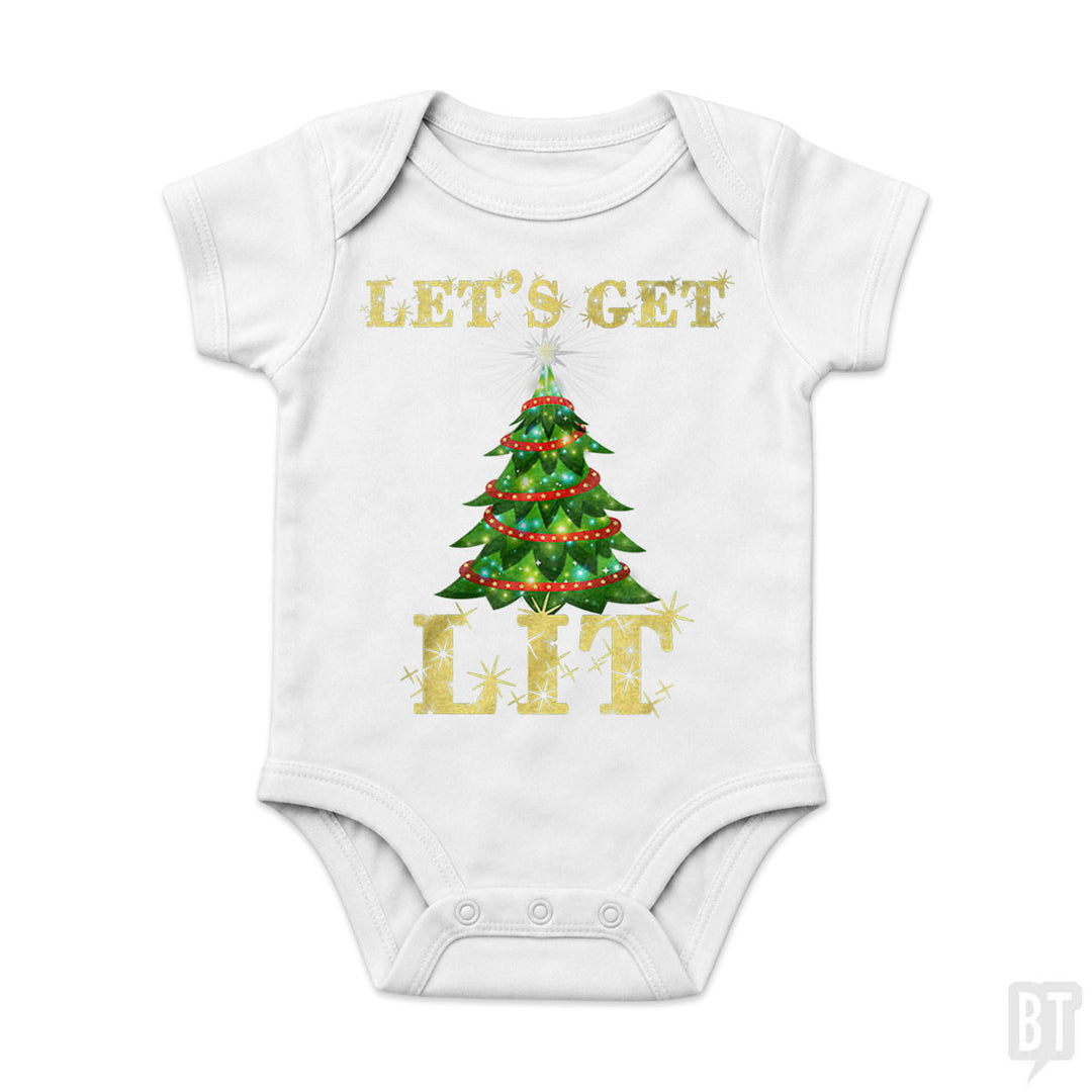 Let's Get Lit Baby One-Piece