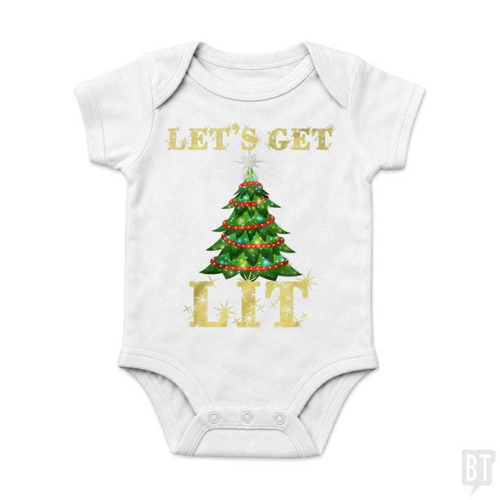 Let's Get Lit Baby One-Piece