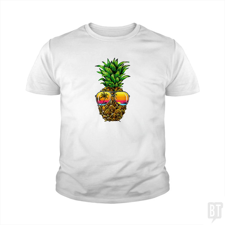 Sunglasses Pineapple Kids Shirt
