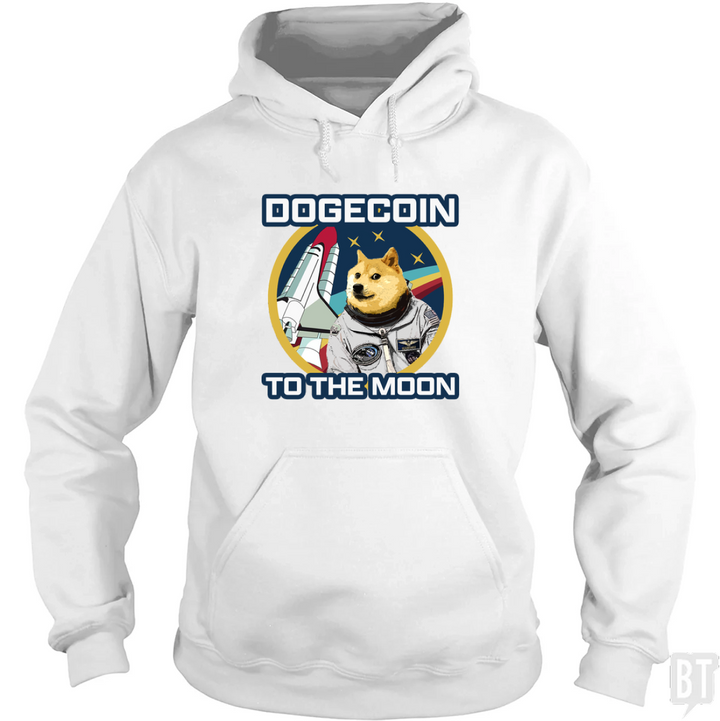 Dogecoin to the Moon Hoodie
