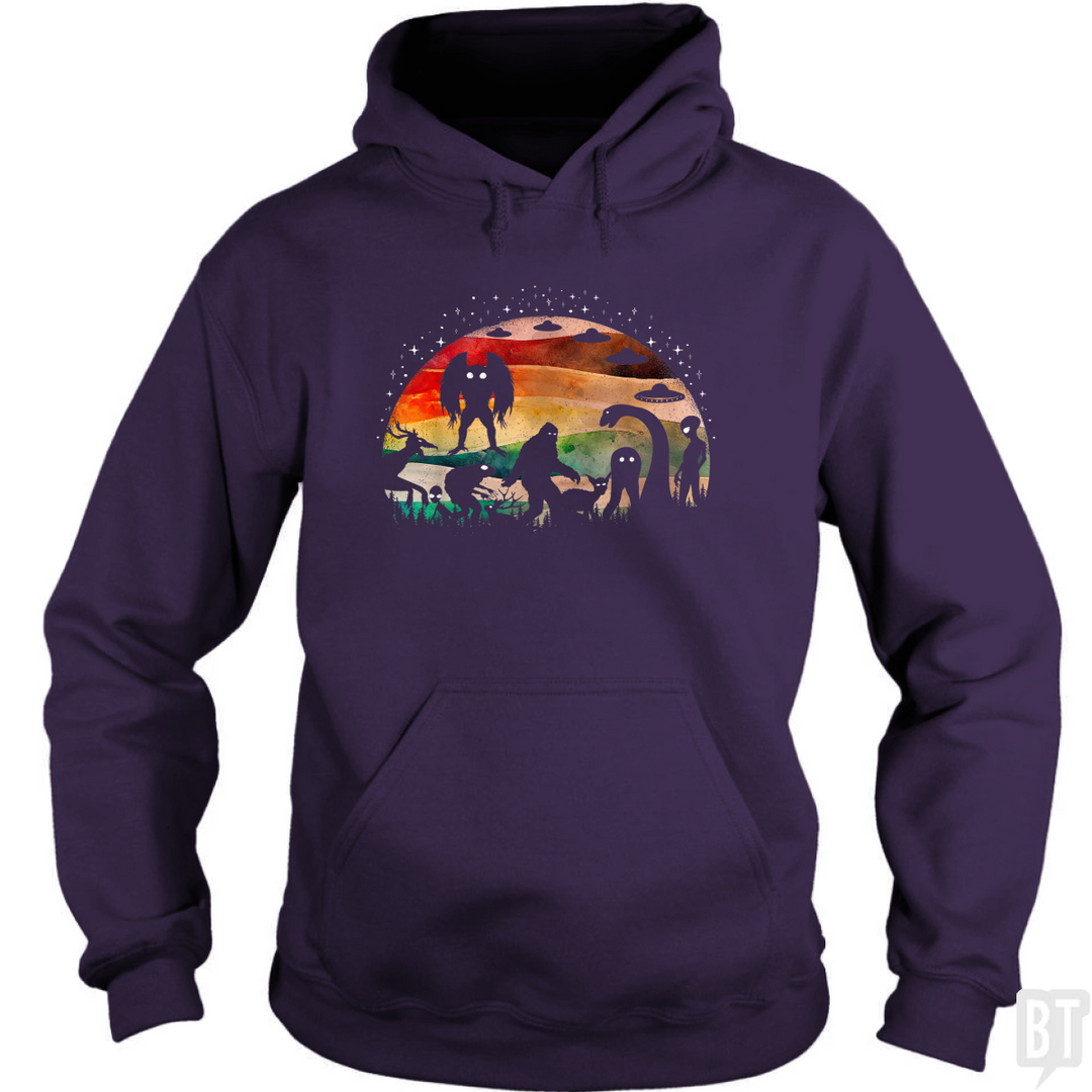 Cryptid Funny Bigfoot Hoodie