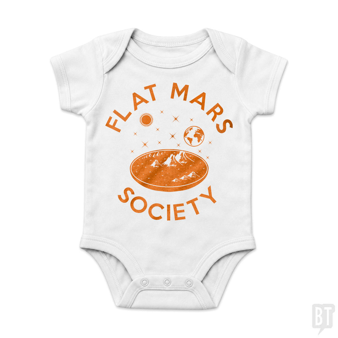 Flat Mars Society Baby One-Piece