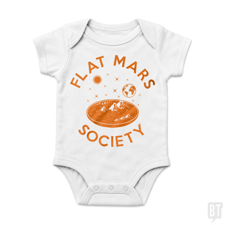 Flat Mars Society Baby One-Piece