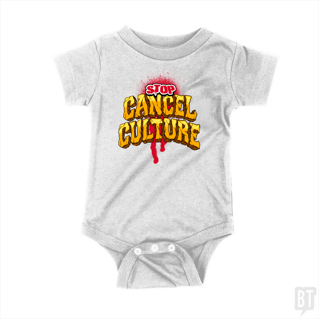 Stop Cancel Culture Baby One-Piece