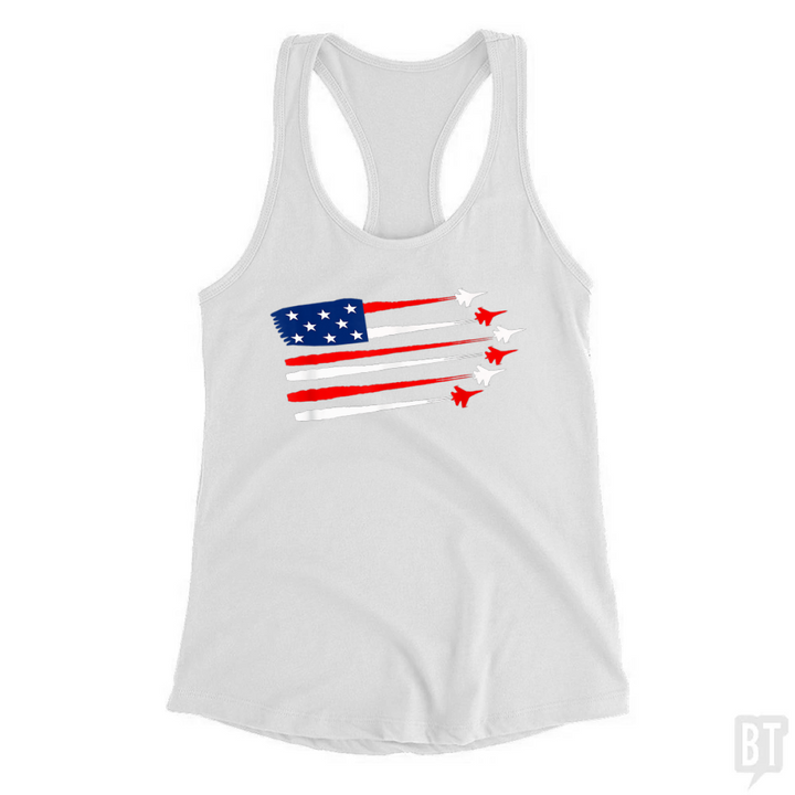 Fighter Jet American Tank Top