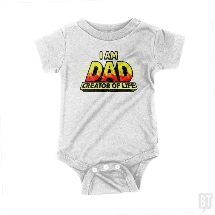 Dad - Creator of Life Baby One-Piece