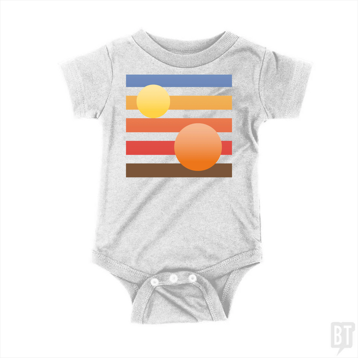 Artistic Tatooine Baby One-Piece