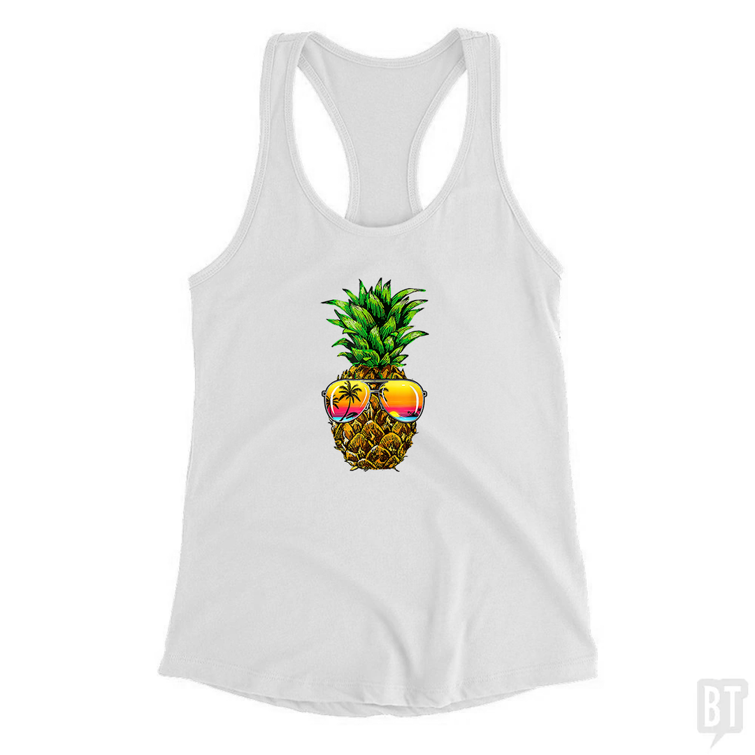 Sunglasses Pineapple Tank Top