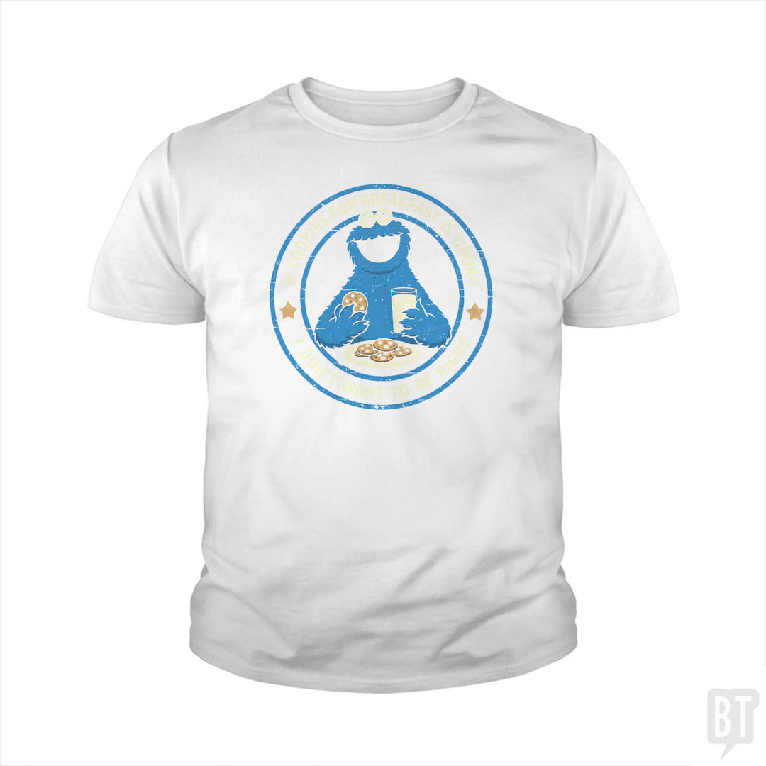 Breakfast Cookies Kids Shirt