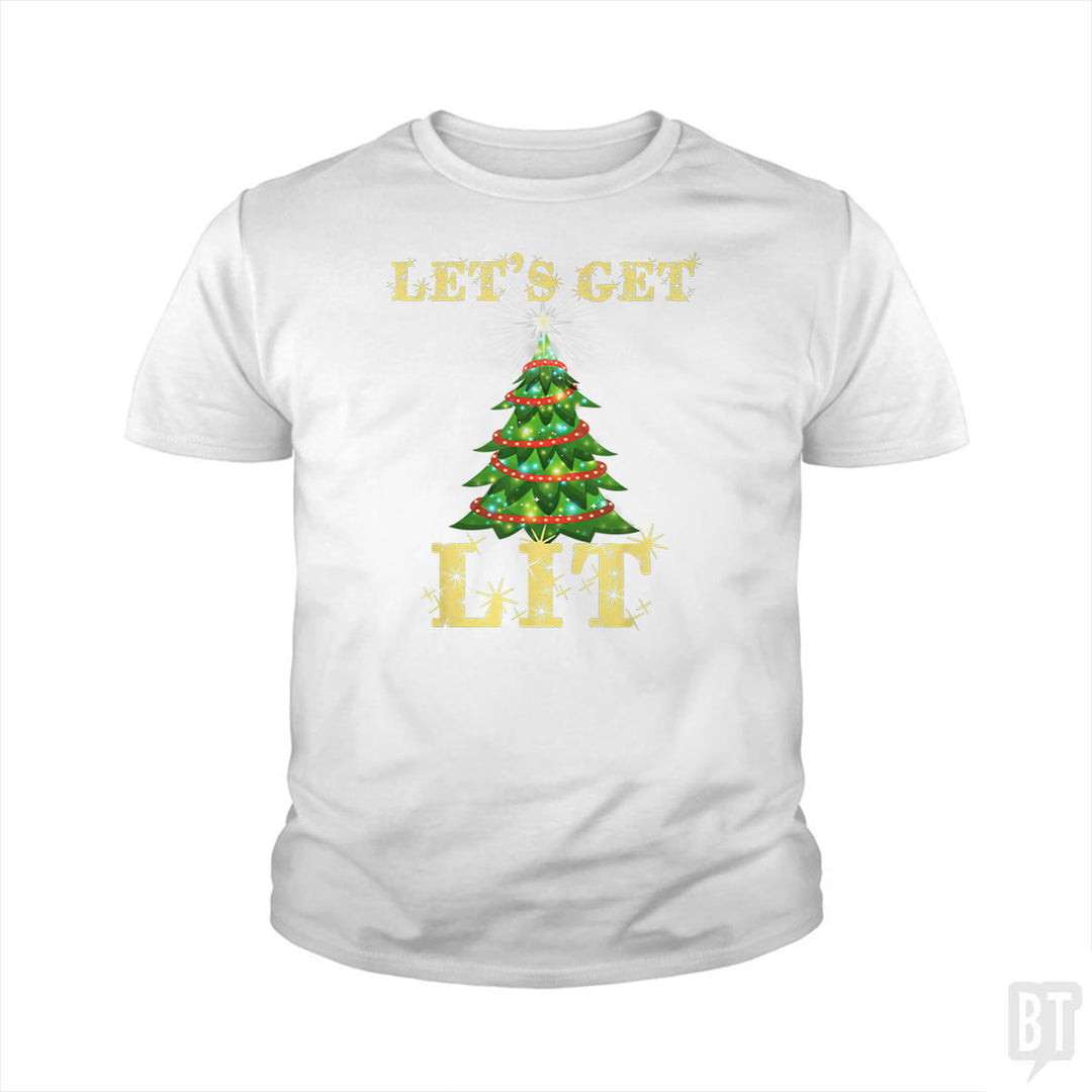 Let's Get Lit Kids Shirt